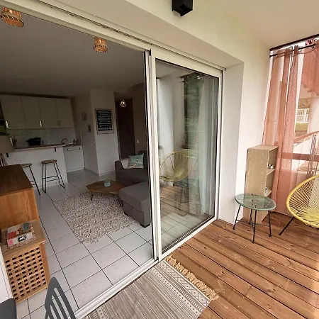 Appartement Casa Surf Shelter, Large Swimming Pool, 1-bedroom Apartment, Garden, Day Use, Rhune View Bidart